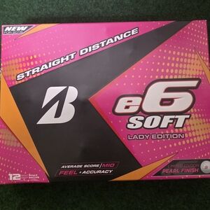 Bridgestone e6 Soft Golf Balls - Pink